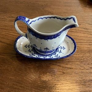 Polish Pottery Gravy Boat